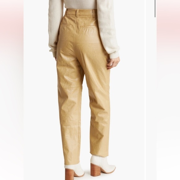 Rails Jo Cafe Faux Leather High Waist Tapered Leg Pants Size 6 - Picture 16 of 16